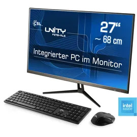 CSL All-in-One PC Unity F27B-ALS QWERTZ Layout (DE) 8 GB 512 GB SSD, Intel UHD