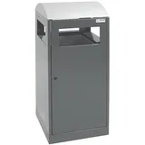 stumpf metall Abfalltrennung A3-ES 90 l Anthrazitgrau/Edelstahl