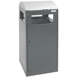 stumpf metall Abfalltrennung A3-ES 90 l Anthrazitgrau/Edelstahl