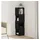 vidaXL Eckschrank 25,5 x 102 x 25 cm Schwarz/Eichen-Optik