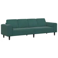 VidaXL Sofa Set Dunkelgrün Samt, - Grün