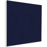 platino24 Akustikpaneele 1 Element Colore Quadrat 55 x 55 cm Nachtblau I Schallabsorber aus Basotect ® G+ mit Akustikfilz I Schalldämmung Wand & Decke I Akustikelemente Wandpaneel