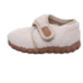 Fischer Markenschuh Mädchen Hausschuh Flexi beige - Weiß, 21 EU