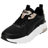 PUMA Damen Trinity Lite Space Metallics WNS Sneaker, Black Black Gold, 37 EU - 37 EU