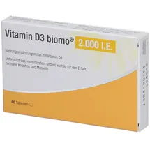 Biomin Pharma Vitamin D3 biomo 2.000 I.E. 60 St.