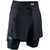 X-Bionic Effektor 2in1 Kurze Hose - Black / Black - M