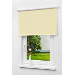 Lysel - Qualitätsrollo abdunkelnd elfenbein, (B x H) 83cm x 190cm in beige/elfenbein