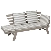 Greemotion Hawaii 192 x 78 x 68 cm grau/weiß