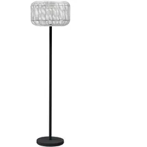 LECO Solar-Stehlampe Aluminium  lichtgrau  IP65  LED-Lampe