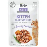 Brit Fillets in Jelly mit Lachs Kitten 24 x 85 g