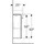Geberit Renova Compact 34,8x60,4x25,2cm, 1 T., li-grau hgl