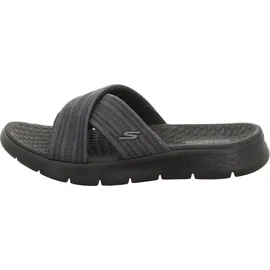 SKECHERS GO WALK FLEX SANDAL IMPRESSED, Damen Schiebe-Sandalen, Black,
