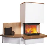 Kachelkamin 3/211.2 9 kW - Cappuccino/Cacao - Rad.550/30/60-66.44H, Bank links