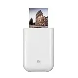 Xiaomi Mi Portable Photo Printer, tragbarer Laserdrucker, glänzendes Fotopapier, Thermodruck, Bluetooth/USB/WLAN, Weiß, italienische Version