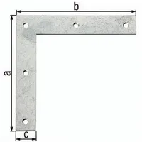 GAH Alberts Gah Eckwinkel L.200x200mm B.30mm STA sendzimirverzinkt