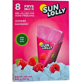 Sun Lolly Wassereis Himbeere 8x 60,0 ml