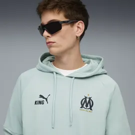 Puma Olympique de Marseille Hoodie 2023 Herren Grün Gr. L