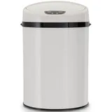 Echtwerk Sensor 9 l weiß inox gebürstet