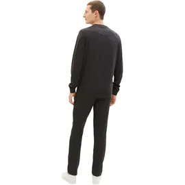 Tom Tailor Rundhals Pullover Schwarz/Grau 3XL