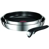 Tefal Ingenio Gefühl Edelstahl 22cm Und 28cm Frypans Mit Griff