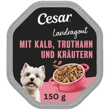 Cesar Landküche Kalb & Truthahn 14 x 150 g