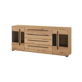 Möbel Kraft Sideboard ¦ grau ¦ Maße (cm): B: 200 H: 86 T: 42.0