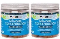 Mium Lab Gummies Mémoire et Concentration 2x42 pc(s)