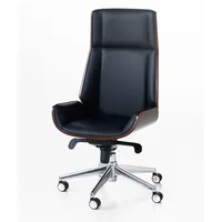 Better Home Office Chair mit Walnussholz, ca. 56 x