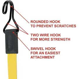 Master Lock Gummispannseil flach 3226EURDAT - Flaches Gummi Spannseil