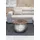 GUTMANN FACTORY Beistelltisch GUTMANN FACTORY "Cheesy", beige (natur, silber, natur), B:69cm H:42cm T:69cm, Tische, Beistelltisch