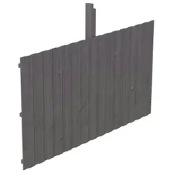 Skan Holz Rückwand für Leimholz Einzel- Carports - Deckelschalung - Größe 1, schiefergrau