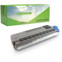 Green2Print Toner schwarz 8000 Seiten ersetzt Oki 43865708 passend