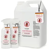 Bioformel LTK-008 Milbenspray & Milbenabwehr mit Langzeitwirkung Bundle 2 x 500ml + 1x 5L - Anti Milben-Bundle für Matratzen, Textilien, Polster & Bett - Bekämpfung von Milben Hausstaubmilben