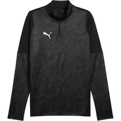 Puma teamCUP Training 1/4 Zip Top - schwarz L