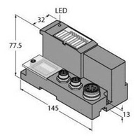 Turck BL67-GW-EN 6827214 Sensor/Aktorbox aktiv 1St.