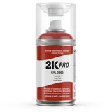 2K Pro Sprühfarbe 2 Komponenten Spraydose, UV-Beständig, Auto, Motorräder / DIY rot