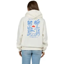 Salty Crew Hoodie Geo Palm Off White L