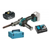 Makita DBS 180 RF1J Akku Bandfeile 18 V 9 x 533 mm Brushless + 1x Akku 3,0 Ah + Ladegerät + Makpac