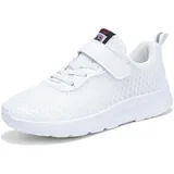 Turnschuhe MäDchen Hallenschuhe Kinder Sportschuhe Mit Klettverschluss Atmungsaktiv Hallenturnschuhe Sport Jogger Sneaker Helle Sohle Kinder MäDchen Jungen Wanderschuhe Kinderschuhe Laufschuhe - 29 EU