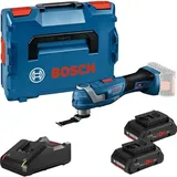 Bosch Akku-Multi-Cutter GOP 18V-34 / 2x 4,0 Ah ProCORE + Ladegerät in L-Boxx 136