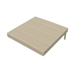 Sungarden Sesselauflage  York ¦ weiß ¦ Maße (cm): B: 44 H: 4