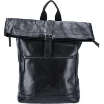 The Skandinavian Brand Leder Rucksack Schwarz