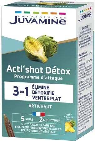 Juvamine Acti'Shot Detox 3in1 10 Stück
