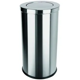 Was Abfalleimer 80 l Silber