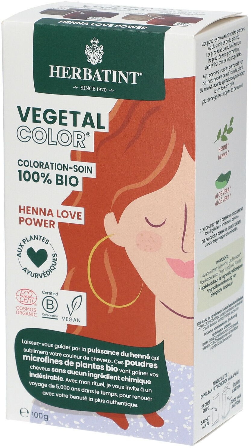 HERBATINT® Vegetal Color - Henna Love Power 100 g crème