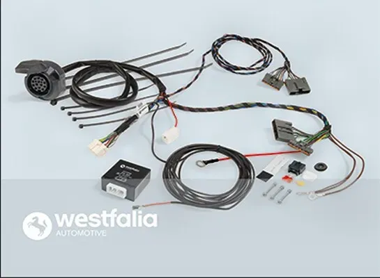 WESTFALIA Elektrosatz, Anhängevorrichtung 13-polig für AUDI 8T0055202 305214300113