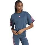 adidas Damen Shirt Future Icons 3-Streifen, ARCNGT, L