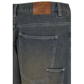 Karl Kani Relaxed Baggy Fit Jeans im Destroyed-Look Modell Distress Jeansblau, 32
