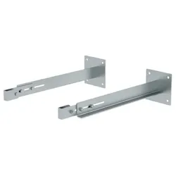 Wandhalter, Abst. 100mm, Abst. 700-800mm, Verstellb. 700-800mm Stahl verzinkt