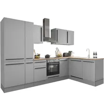 BASIC by Balculina Winkelküche Denver L-Form 310 cm grau